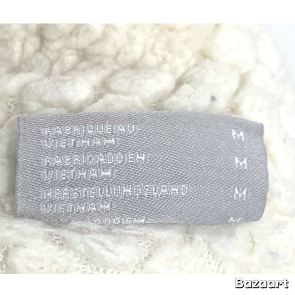 Columbia Women's Off-White 1/4 zip pullover Sherpa jacket Sz M - Picture 2 of 9